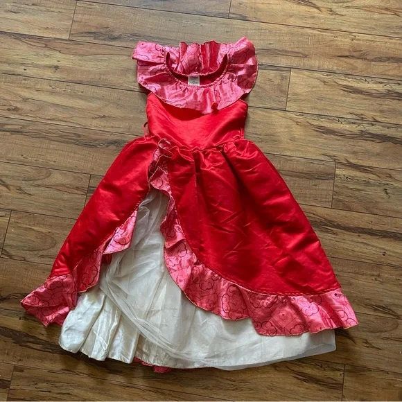 orange floor length dress Orange Tulle Lace Long Prom Dresses,A Line Formal Dress – jkprom